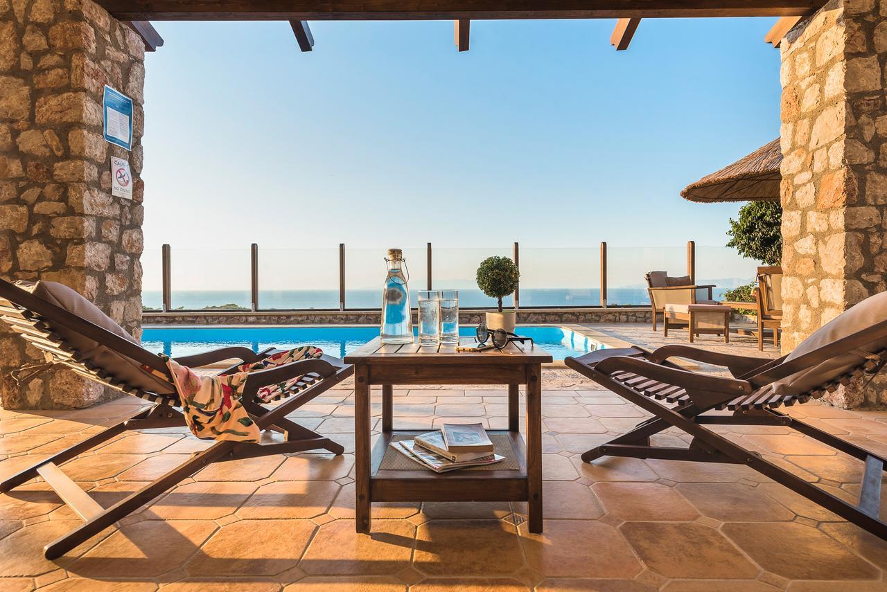 Butterfly With Stunning Sea And Valley Views Villa Theológos