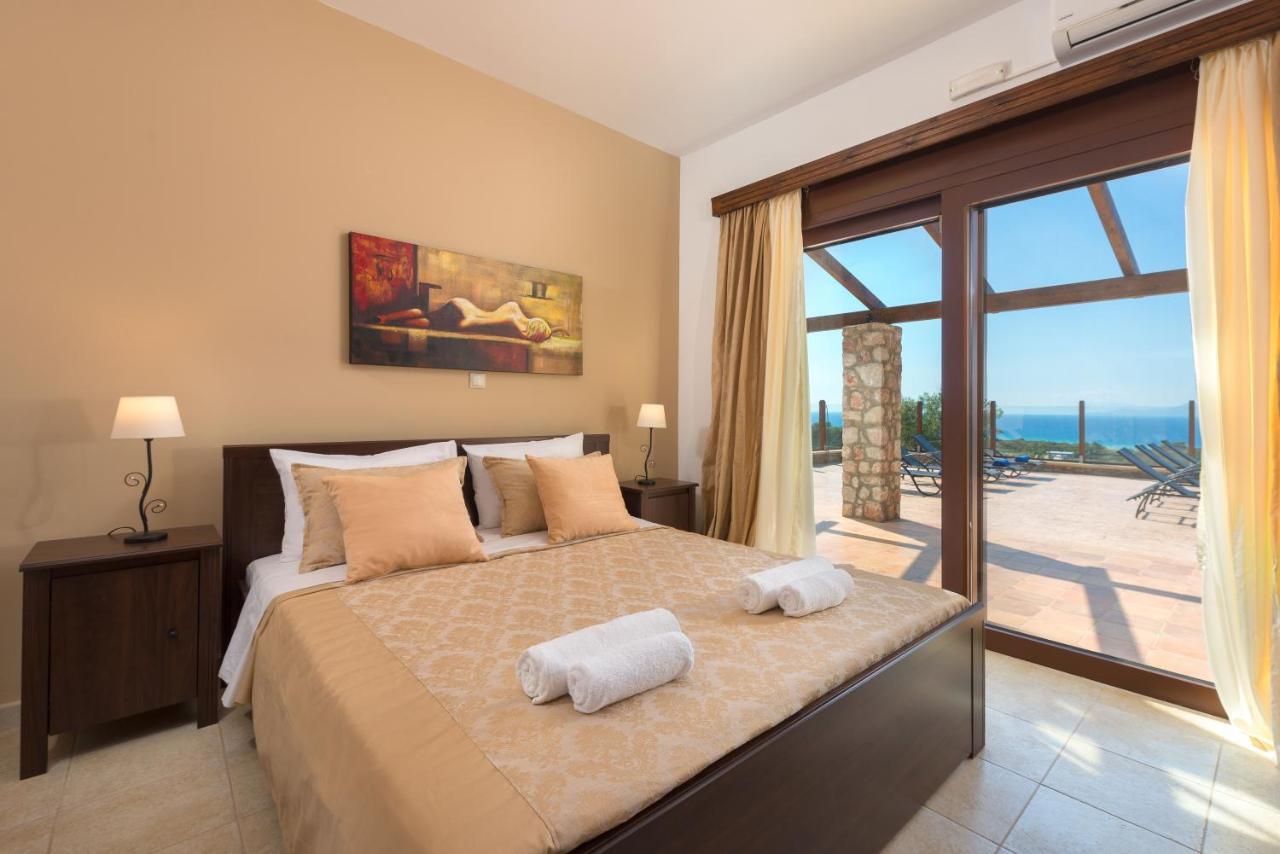 Butterfly With Stunning Sea And Valley Views Villa Theológos